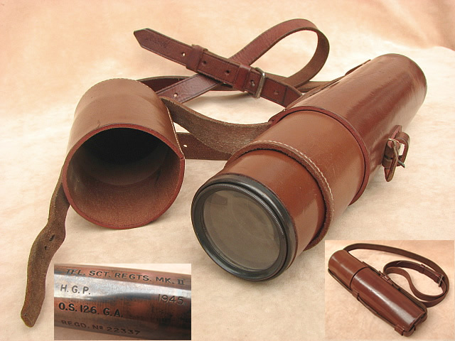 WW2 Scout Regiment telescope by Howard Grubb Parsons & Co, dated 1945